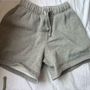 Essentials Heather Gray Lounge Shorts